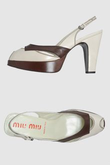 Miu Miu  Platform Sandals - Lyst