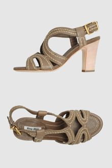 Miu Miu High Heeled Sandals - Lyst