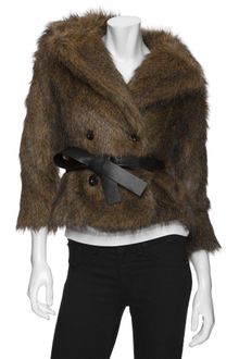 Rachel Zoe Faux Fur Tailored Jacket - Lyst