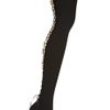 Wolford Brilliant Laceup Tights in Black (nude) - Lyst