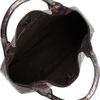 Alexander Mcqueen Faithful Pebblestamped Patent Leather Tote in Brown - Lyst
