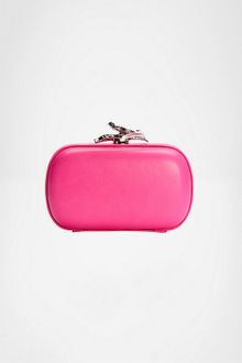 Diane Von Furstenberg Lytton Small Neon Leather Clutch - Lyst