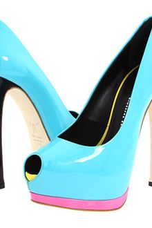 Giuseppe Zanotti Peep Toe Platform Heels - Lyst