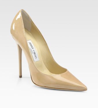  Anouk Patent Leather Point Toe Pumps 