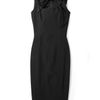 Moschino Cheap & Chic Black Crepe Bow Neck Pencil Dress in Black - Lyst