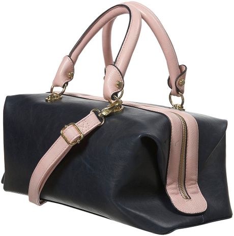 Topshop Navy Doctors Bag in Blue (navy blue) Topshop Navy Doctors Bag in Blue (navy blue)