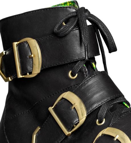 h&m leather shoes