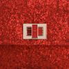 Anya Hindmarch Valorie Glitter Clutch in Red - Lyst