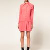 Asos Collection Asos Petite Drop Waist Dress with Pussy Bow in Blue - Lyst