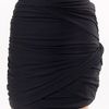 Carven Drape Skirt in Black - Lyst