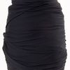 Carven Drape Skirt in Black - Lyst
