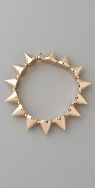 CC Skye Mercy Gold Spike Bracelet - Lyst