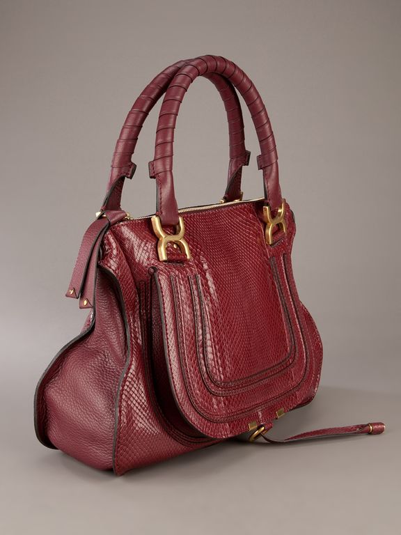Chloé Python Skin Paraty Bag ... Chloé Python Skin Paraty Bag ...