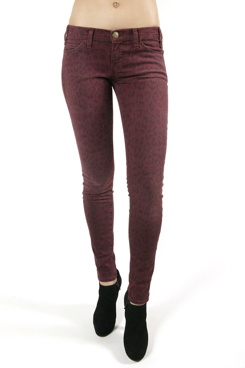 leopard print skinny jeans