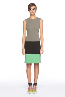 Diane Von Furstenberg Sharby Color Block Dress - Lyst