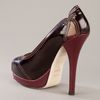 Fendi Leather Pump in Brown - Lyst