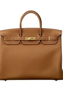 Hermes 40cm Gold Clemence Birkin - Lyst
