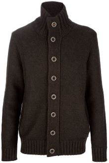 Hugo Boss Knitted Cardigan - Lyst