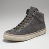 Jimmy Choo Flannel & Shearling Hitop Sneaker in Gray (anthracite) - Lyst