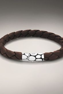 John Hardy Woven Leather Bracelet - Lyst
