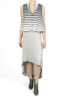 Otis & Maclain Bardot Skirt - Grey - Lyst