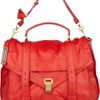 Proenza Schouler Ps1 Extra Large Leather Satchel in Red - Lyst