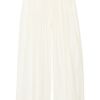 Rag & Bone Satintrimmed Silkchiffon Maxi Culottes in White (cream) - Lyst