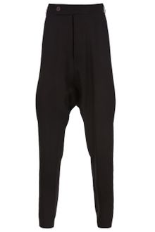 Rick Owens Drop Crotch Trousers - Lyst
