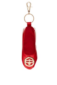 River Island Patent Key Chain Purse - Lyst