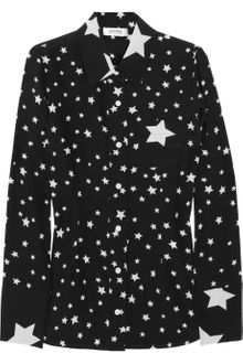 Sonia By Sonia Rykiel Printed Silk Crepe De Chine Blouse - Lyst