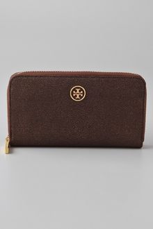 Tory Burch Zip Continental Wallet - Lyst