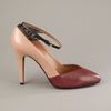 Valentino TwoTone Pump in Brown (nude) - Lyst