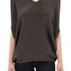 Vince Oversized Blouse  Wood in Brown - Lyst