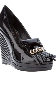 Yves Saint Laurent Wedge Shoe - Lyst