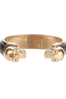 Alexander McQueen Skull Band Cuff - Lyst