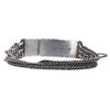 Ann Demeulemeester Identity Bracelet in Silver - Lyst