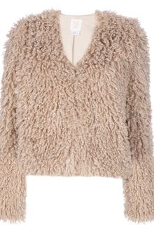 Anna Sui Faux Mongolian Jacket - Lyst
