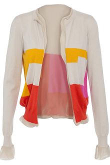 Bottega Veneta Silk-Cashmere Knit Cardigan - Lyst