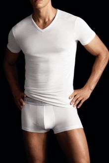Calvin Klein Micro Modal V-neck Tee - Lyst