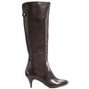 Calvin Klein Jonie Tall Boots in Black (black waxy tumbled leather) - Lyst