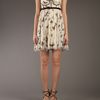 D&g Printed Silk Dress in Beige (cream) - Lyst