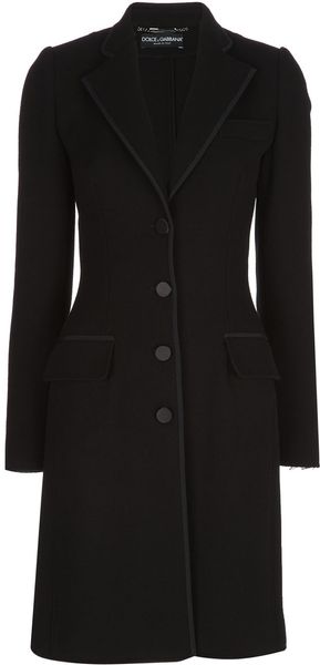 Dolce & Gabbana Single Breasted Coat - Lyst