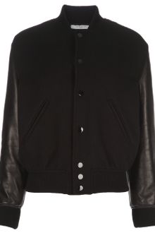 Givenchy Leather Sleeve Jacket - Lyst