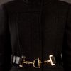 Gucci Belt Detail Jacket in Black - Lyst