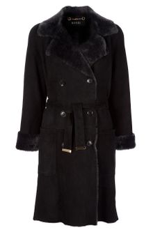 Gucci Shearling Coat - Lyst