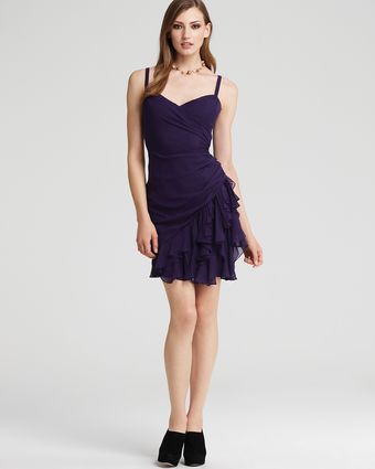 Hoaglund New York Ruffle-hem Cocktail Dress - Lyst