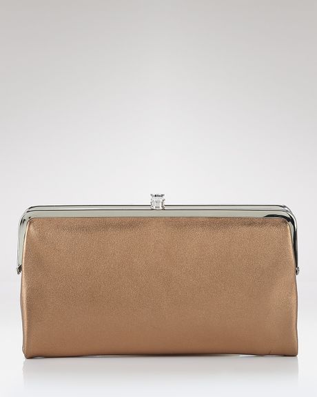 Hobo International Lauren Wallet Clutch in Gray (copper) | Lyst
