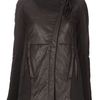 Iliaria Nistri Padded Leather Panel Jacket in Black - Lyst