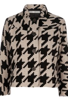 Issey Miyake Houndstooth Jacket - Lyst