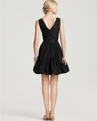 Jill Stuart Dress Taffeta Tiered Dress - Lyst